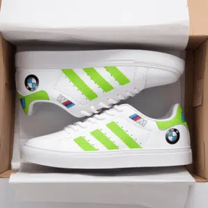 Custom name BraapGirls Stan Smith – Bwm Racing – Green BMW for motocross girls and dirt bike riders - BMW view 1