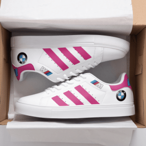 Custom name BraapGirls Stan Smith – Bwm Racing – Pink 1 BMW for motocross girls and dirt bike riders - BMW view 1