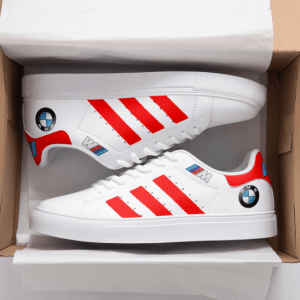 Custom name BraapGirls Stan Smith – Bwm Racing – Red BMW for motocross girls and dirt bike riders - BMW view 1