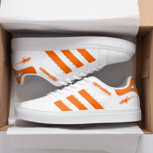 Custom name BraapGirls Stan Smith – Alpinestars Racing – Orange Alpinestars for motocross girls and dirt bike riders - Alpinestars view 1