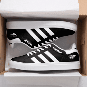 Custom name BraapGirls Stan Smith – Fly Racing – White Brands for motocross girls and dirt bike riders - Brands view 1