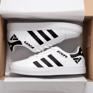 Custom name BraapGirls Stan Smith – Fxr Racing – Black Brands for motocross girls and dirt bike riders - Brands view 1