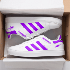 Custom name BraapGirls Stan Smith – Alpinestars Racing – Purple Alpinestars for motocross girls and dirt bike riders - Alpinestars view 1