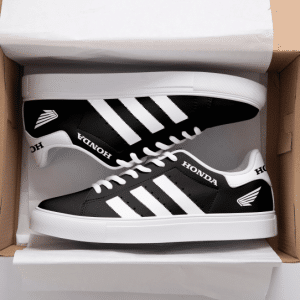 Custom name BraapGirls Stan Smith – Honda Racing – White Brands for motocross girls and dirt bike riders - Brands view 1