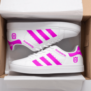 Custom name BraapGirls Stan Smith – Husqvarna Racing – Pink Brands for motocross girls and dirt bike riders - Brands view 1