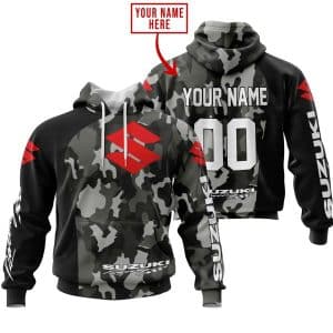 Suzuki Racing Camo | Custom Name Racing | Kid & Adult