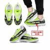 Premium Mx Sneakers – Custom Name – Fox Racing  – Neon – White