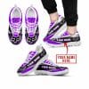 Premium Mx Sneakers – Custom Name – Fox Racing  – Purple – White