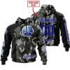 Yamaha Blue Racing Camo | Custom Name Racing | Kid & Adult