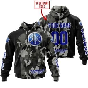 Yamaha Blue Racing Camo | Custom Name Racing | Kid & Adult
