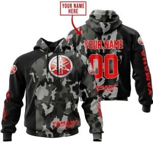 Yamaha Red Racing Camo | Custom Name Racing | Kid & Adult