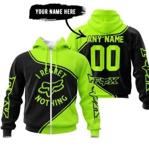 Custom name i-regret-nothing-full-logo-motocross I Regret Fox Racing Nothing – Neon Brands for motocross girls and dirt bike riders - Brands view 1