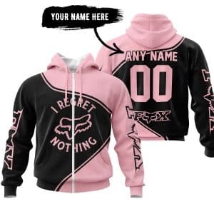 Custom name i-regret-nothing-full-logo-motocross I Regret Fox Racing Nothing – Pink Brands for motocross girls and dirt bike riders - Brands view 1
