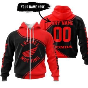 Custom name i-regret-nothing-full-logo-motocross I Regret Honda Nothing Brands for motocross girls and dirt bike riders - Brands view 1