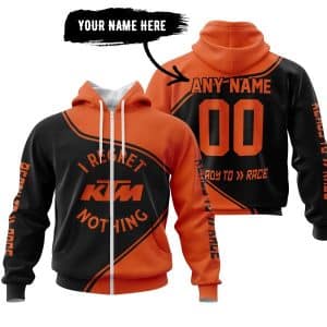 Custom name i-regret-nothing-full-logo-motocross I Regret Ktm Nothing Brands for motocross girls and dirt bike riders - Brands view 1
