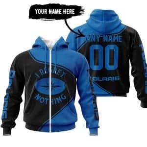 Custom name i-regret-nothing-full-logo-motocross I REGRET POLARIS NOTHING – BLUE Brands for motocross girls and dirt bike riders - Brands view 1