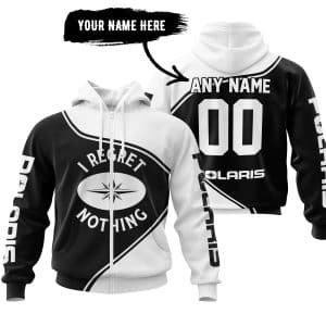 Custom name i-regret-nothing-full-logo-motocross I Regret Polaris Nothing – White Brands for motocross girls and dirt bike riders - Brands view 1