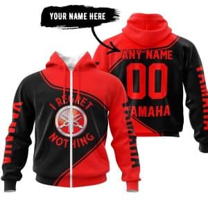 Custom name i-regret-nothing-full-logo-motocross I Regret Yamaha Nothing – Red Brands for motocross girls and dirt bike riders - Brands view 1