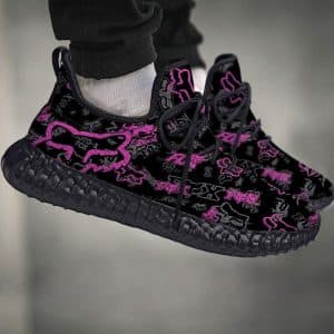 Custom name BraapGirls Fx Pink Yeezy Replica Sneaker V2 Brands for motocross girls and dirt bike riders - Brands view 2