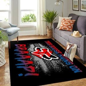 Custom name BraapGirls Suzuki Braaap Rug Brands for motocross girls and dirt bike riders - Brands view 1