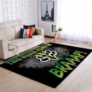 Custom name BraapGirls Motocross Rug Brands for motocross girls and dirt bike riders - Brands view 2