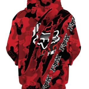 Custom name BraapGirls 3D FULL FOX RACING IN RED Brands for motocross girls and dirt bike riders - Brands view 2