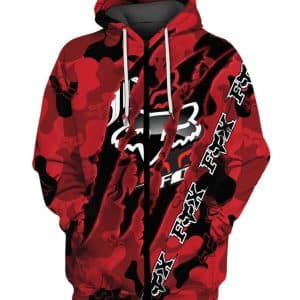 Custom name BraapGirls 3D FULL FOX RACING IN RED Brands for motocross girls and dirt bike riders - Brands view 1