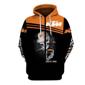 Custom name BraapGirls KTMR All Over Print Hoodie Brands for motocross girls and dirt bike riders - Brands view 1