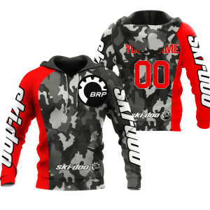 CUSTOM NAME RACING | RED CAMO | SKI DOO