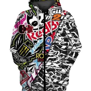 Custom name BraapGirls [PREMIUM] FULL FX BLACK Brands for motocross girls and dirt bike riders - Brands view 1