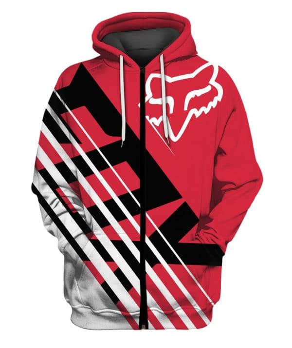 MEN WOMEN FOX 3D HOODIE, FOX HOODIE view 3