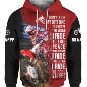 Custom name BraapGirls I RIDE DB Brands for motocross girls and dirt bike riders - Brands view 1