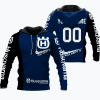 CUSTOM NAME RACING | BLACK-BLUE | HUSQVARNA