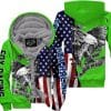 Custom name BraapGirls [PREMIUM] RIDE TO LIVE, LIVE TO RIDE FLEECE HOODIE GREEN Brands for motocross girls and dirt bike riders