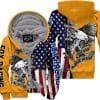 Custom name BraapGirls [PREMIUM] RIDE TO LIVE, LIVE TO RIDE FLEECE HOODIE ORANGE Brands for motocross girls and dirt bike riders