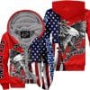 Custom name BraapGirls [PREMIUM] RIDE TO LIVE, LIVE TO RIDE FLEECE HOODIE RED Brands for motocross girls and dirt bike riders