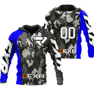 CUSTOM NAME RACING | BLUE CAMO | FXR