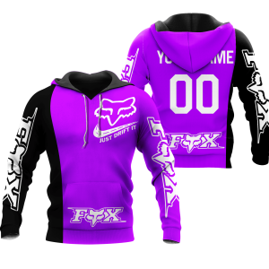 Custom name BraapGirls CUSTOM NAME RACING | BLACK-PURPLE | FOX RACING Brands for motocross girls and dirt bike riders