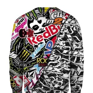 Custom name BraapGirls [PREMIUM] FULL FX BLACK Brands for motocross girls and dirt bike riders - Brands view 3