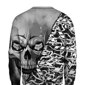 Custom name BraapGirls Full Skull Black Brands for motocross girls and dirt bike riders - Brands view 4