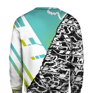 Custom name BraapGirls Full Xanh Black Brands for motocross girls and dirt bike riders - Brands view 3