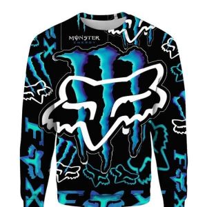 Custom name BraapGirls MEN WOMEN FOX 3D HOODIE, FOX HOODIE Brands for motocross girls and dirt bike riders - Brands view 2
