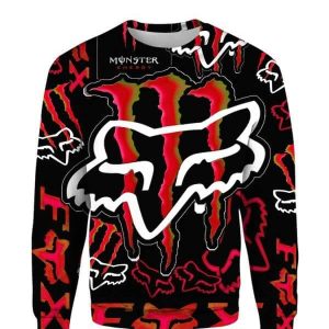 Custom name BraapGirls MEN WOMEN FOX 3D HOODIE, FOX HOODIE Brands for motocross girls and dirt bike riders - Brands view 2