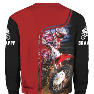 Custom name BraapGirls I RIDE DB Brands for motocross girls and dirt bike riders - Brands view 3