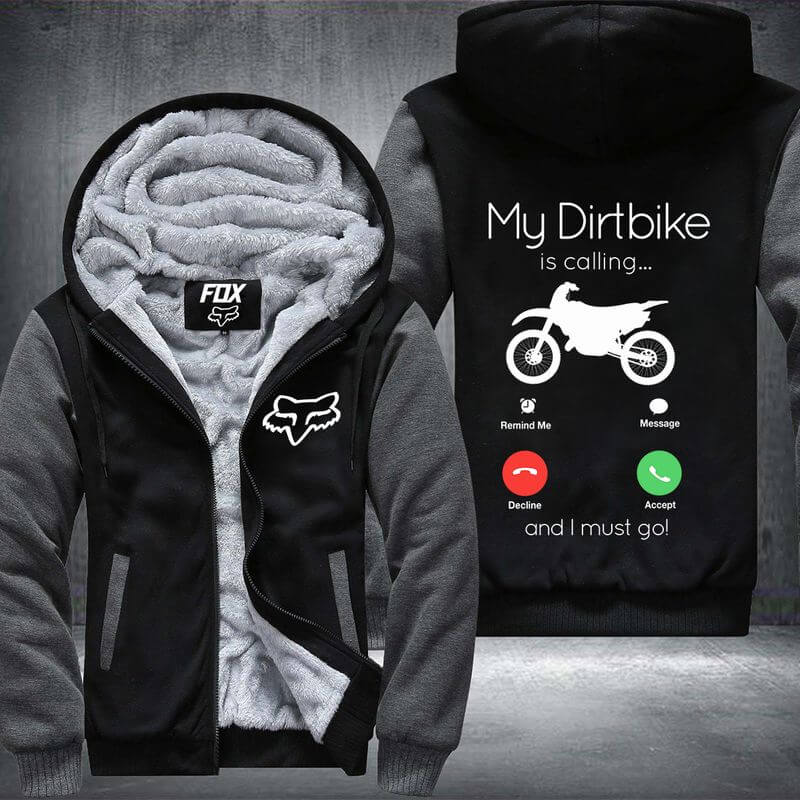 My DB is Calling Fleece Zip Hoodies view 5