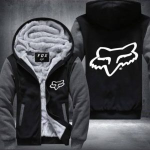 Custom name BraapGirls Only FX Fleece Zip Hoodie Brands for motocross girls and dirt bike riders - Brands view 3