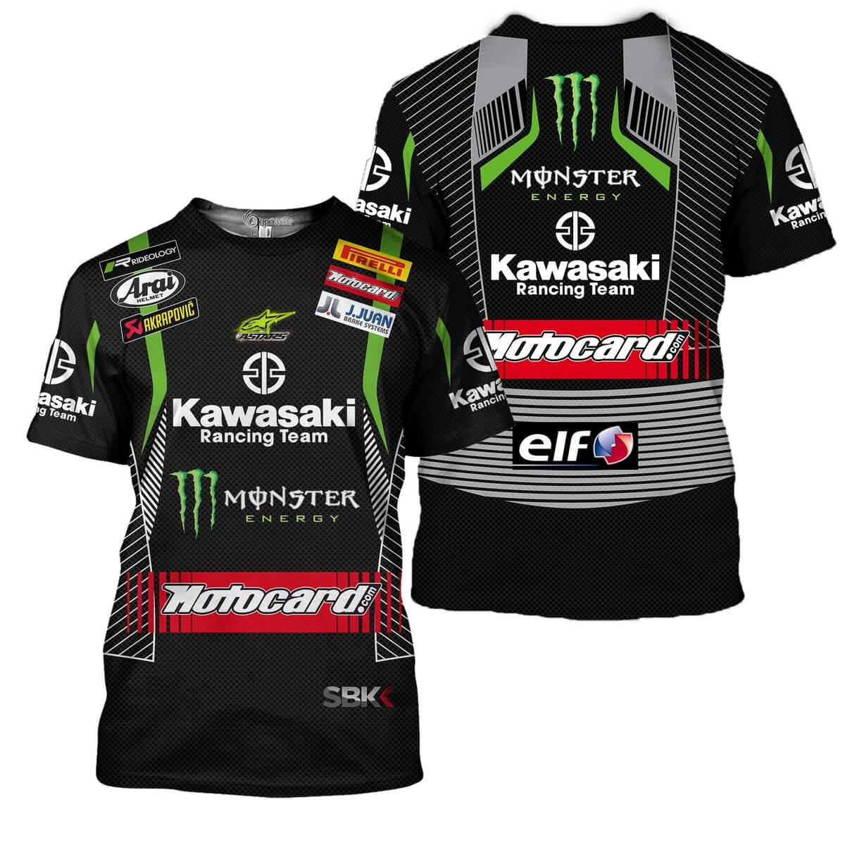 Motocard 3D All Over Printed Shirts view 5