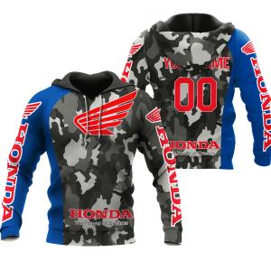 CUSTOM NAME RACING | BLUE CAMO | HONDA