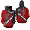 Custom name BraapGirls [PREMIUM] JUST FNKN SEND IT RED Brands for motocross girls and dirt bike riders