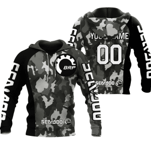Custom name BraapGirls CUSTOM NAME RACING | BLACK CAMO | SEA DOO Brands for motocross girls and dirt bike riders